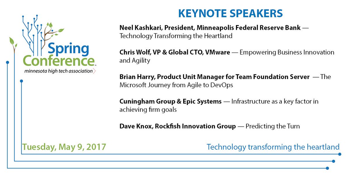 mntechassoc's tweet image. Check out all of the great keynotes &amp;amp; breakout sessions coming to our May 9 Spring Conference - register today! mhta.org/event/spring/