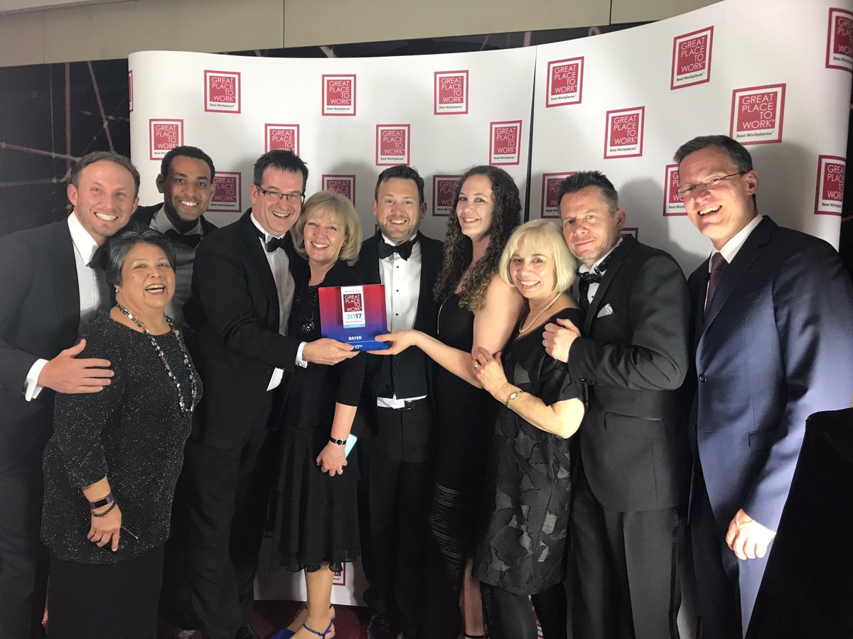 UKBayer's tweet photo. We did it again! Bayer ranked as top Life Sciences company in Great Places to Work...second year in a row. #GPTWAwards #BayerUK @GPTW_UK https://t.co/NW6IfGSCnl