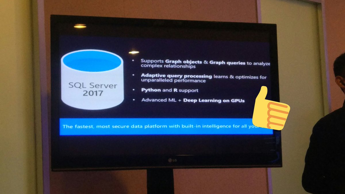 ajiegs's tweet image. @MicrosoftBisnis Making Python a First Class Citizen #SQLonLinux