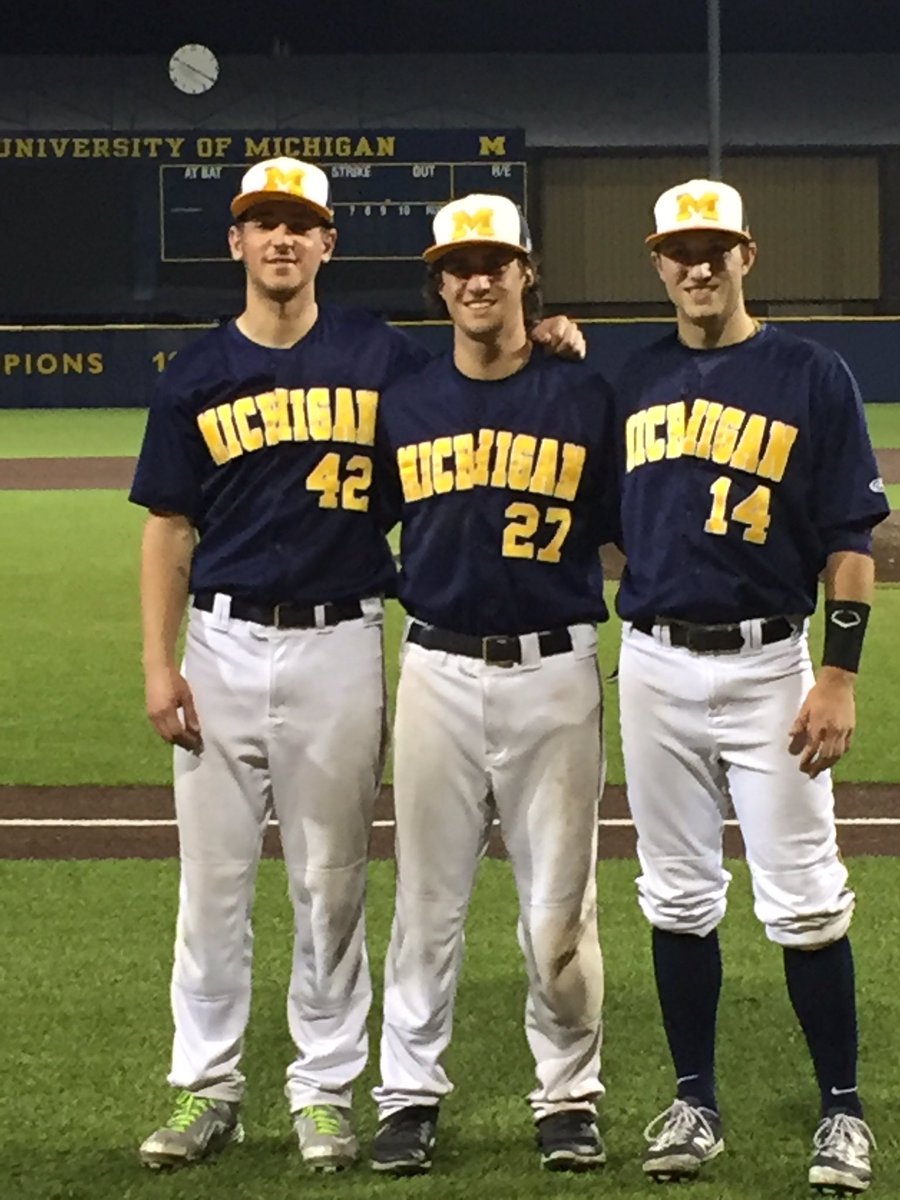 university of michigan baseball jersey