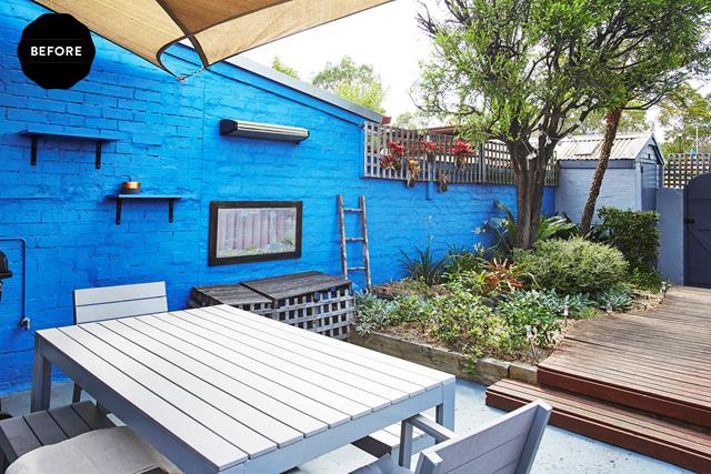 This inner-city courtyard is now an entertainers dream thanks to some clever styling and DIY designs: homestolove.com.au/small-courtyar…