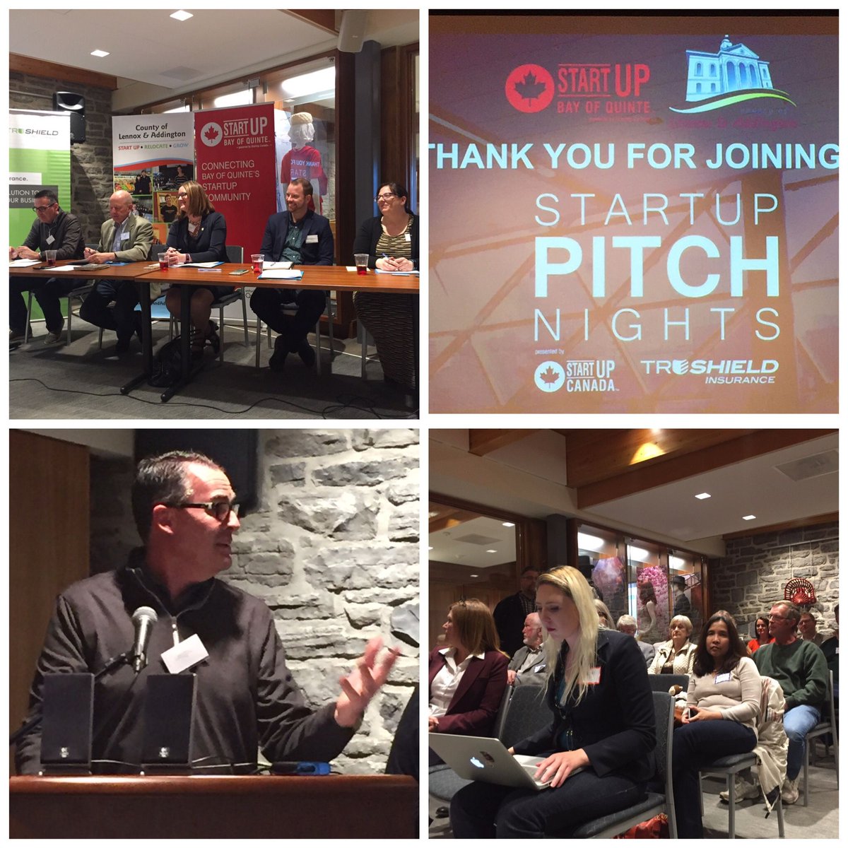 #Startupcanada #Pitchnights has started in #Napanee @Startup_Quinte @LandACounty #bayofquinte