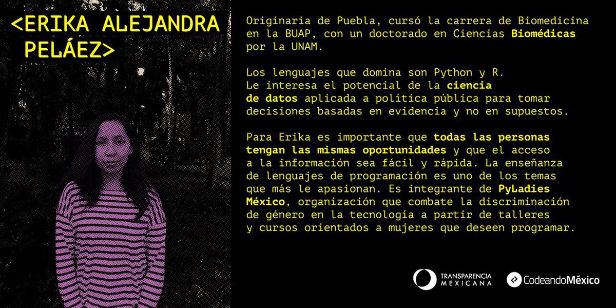 CodeandoMexico's tweet image. Les presentamos a Erika: la primera residente de #NosotrasDesarrollamos. ¡Bienvenida Erika!
