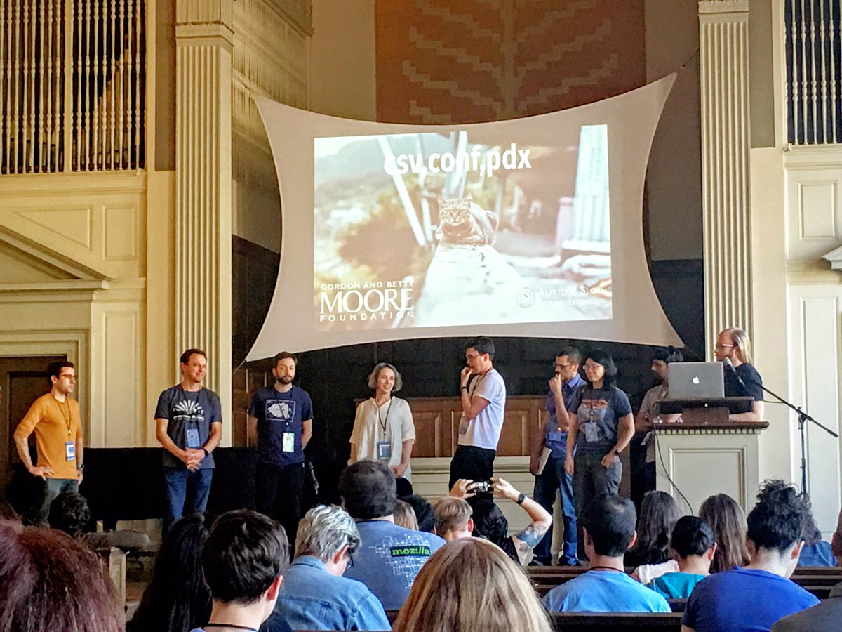 yasmina_anwar's tweet image. Shout out for all @CSVConference organizers! We enjoyed all the talks, keynotes, #commaLlama #csvconf #data