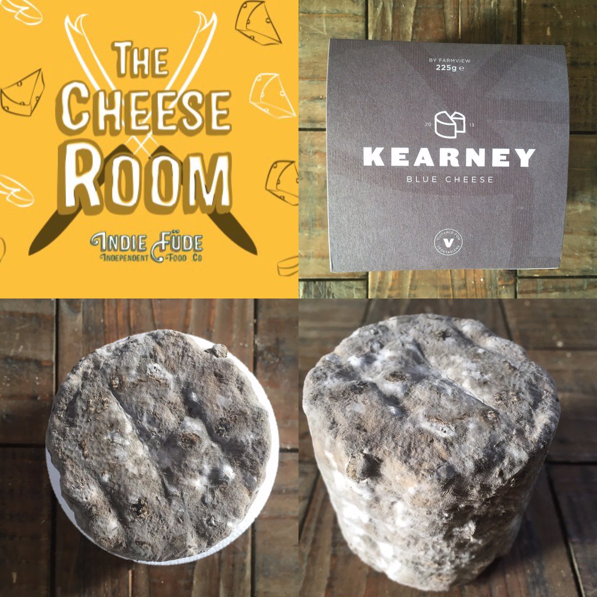 The Cheese Room #cheeseoftheweek 🧀 is @kearneycheeseco #blue by Paul McClean. Taste is creamy, fresh, little salty w/ a subtle blue finish 😚