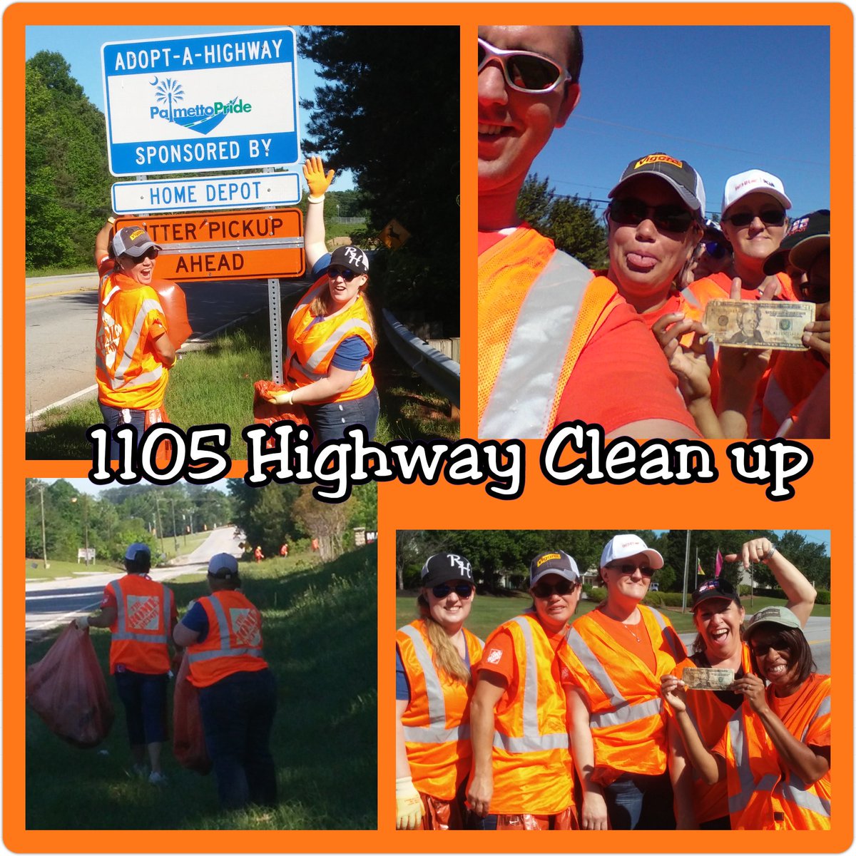 1105 Highway Clean up #serviceselfie #bringabuddy #steamcleaned20 <a href="/BobbyBoaenTHD/">Bobby Boaen</a>