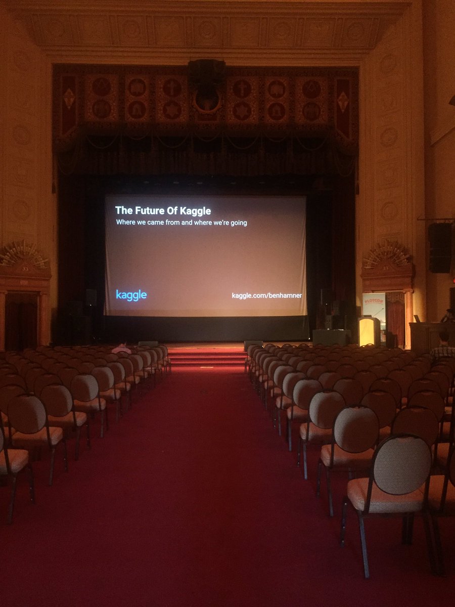 JessicaGomez13's tweet image. Just met Ben Hamner of @kaggle & he said they were recently acquired by #google well-done there! #plotcon #technews