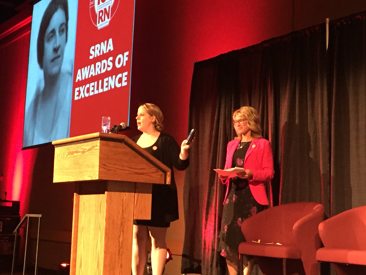 Co-hosts get the party started at SRNA Awards night! Presidents Barb - CNA,  Cynthia <a href="/CCRNRegulators/">CCRNR</a> &amp; Joanne @SRNAdialogue #srna100 too!