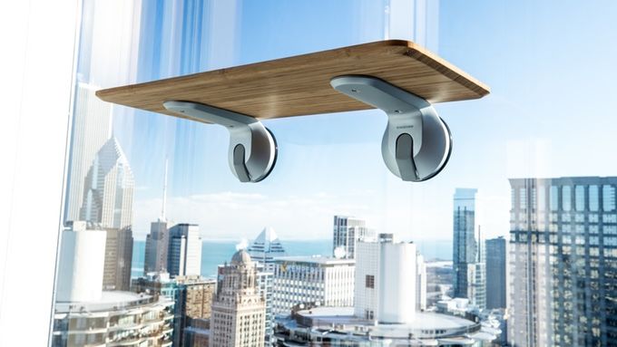 trendhunter's tweet image. Window-Mounted Standing Desks trendhunter.com/trends/deskview #Lifestyle