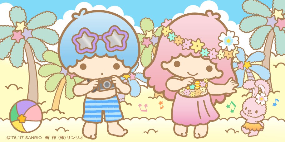 Kikilala Sanrio Twitterren キキ くもの海のリゾートへ 小旅行に来たよ ララはすっかりフラダンスが気に入ったみたいで ずぅ っと口ずさみながら踊っているんだ