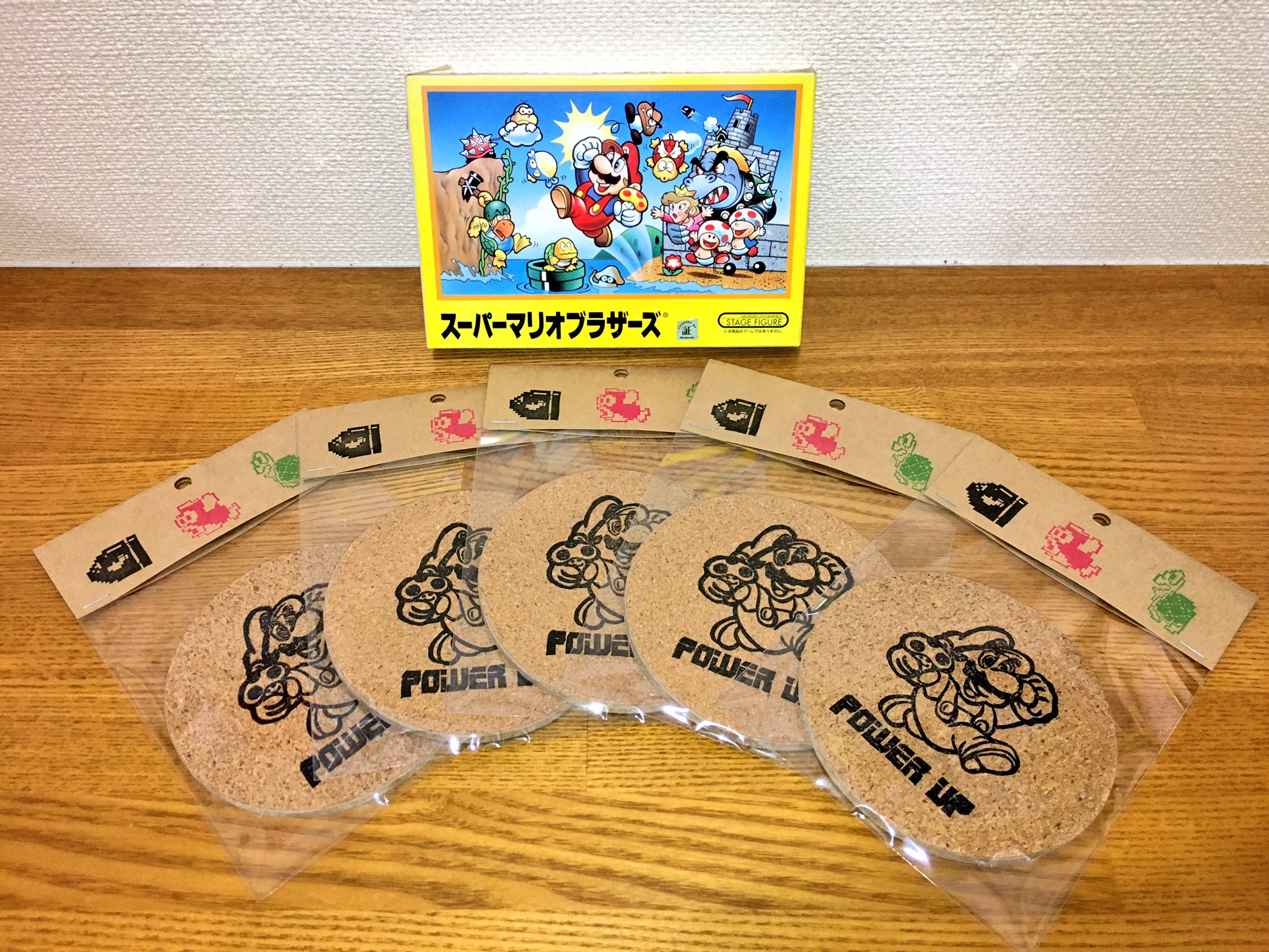 ビロうぱ Sur Twitter 無料くじ引き用のマリオコースターを作りました マリオ可愛すぎか ゲームレジェンド 消しゴムはんこ 8bit Shugei スーパーマリオブラザーズ T Co Ax4izc7fzo Twitter