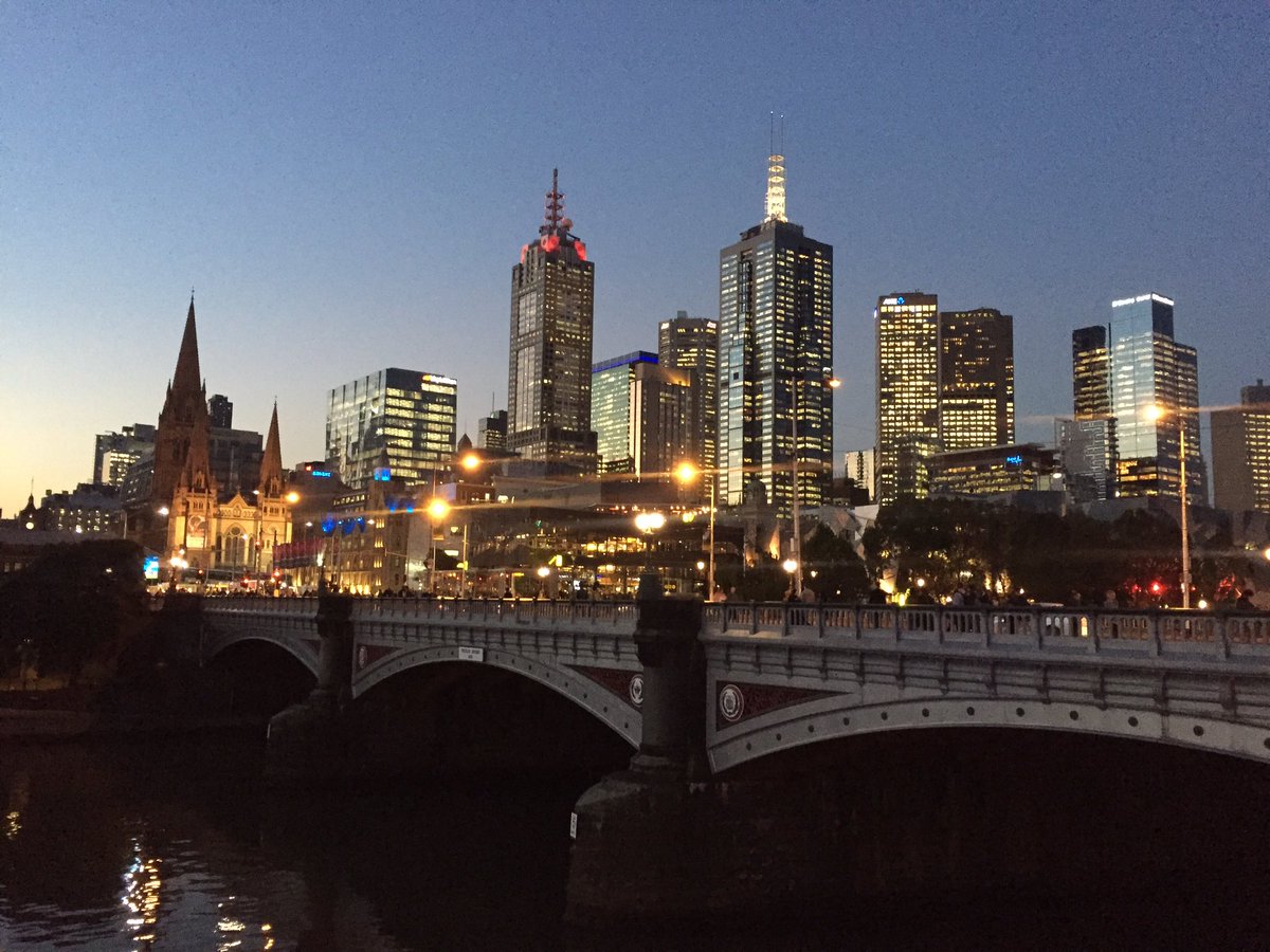 Melbourne Australia On Twitter After The Sunset Comes The Glow