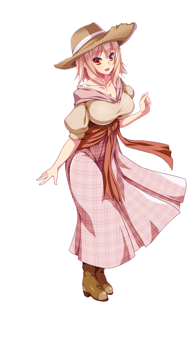 今日紹介するのは「牧農物語～クロレ・アルカのHな奮闘記～」のヒロインの一人アルカちゃんデ～スッ!大きなお胸は双子の姉のクロレちゃんから揉まれすぎたせいデス!クロレちゃんに拍手と金一封を送るデス!とにかく揉みたくなるようなナイスなエロボディに仕上がったデスね～ 