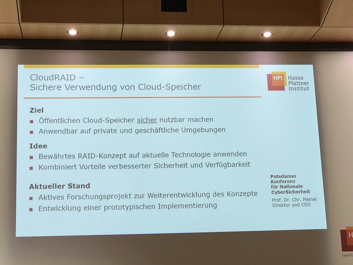 RAID-Prinzip soll Nutzung öffentlicher Clouds sich machen #CyberSich