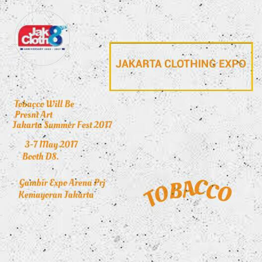 Booth tobacco di Jakarta Clothing Expo ....