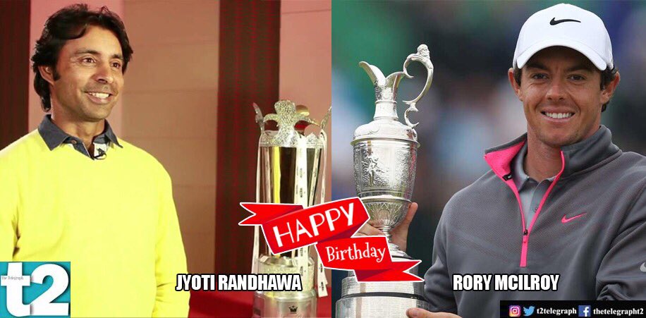 Happy birthday to golf greats Jyoti Randhawa and May the fourth be with you! 