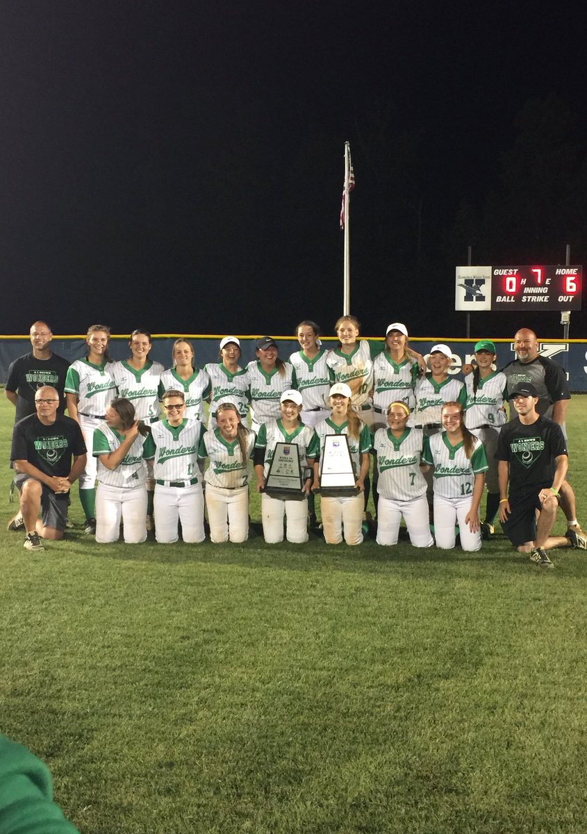 2017 Wonders do it again Conference Tourney Champs BACK2BACK 28-0 Regular Season and Tourney!!!