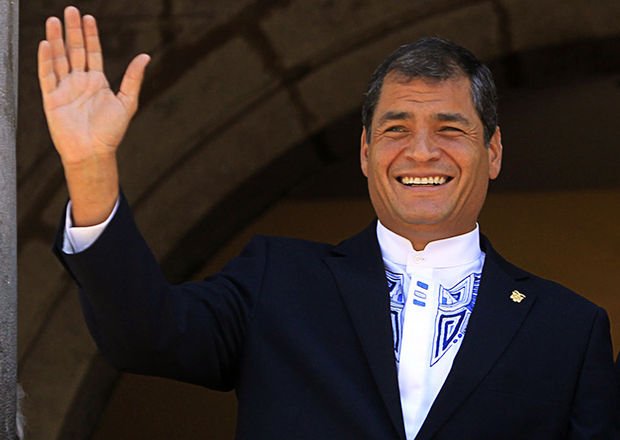 Ecuadorian President Rafael Correa