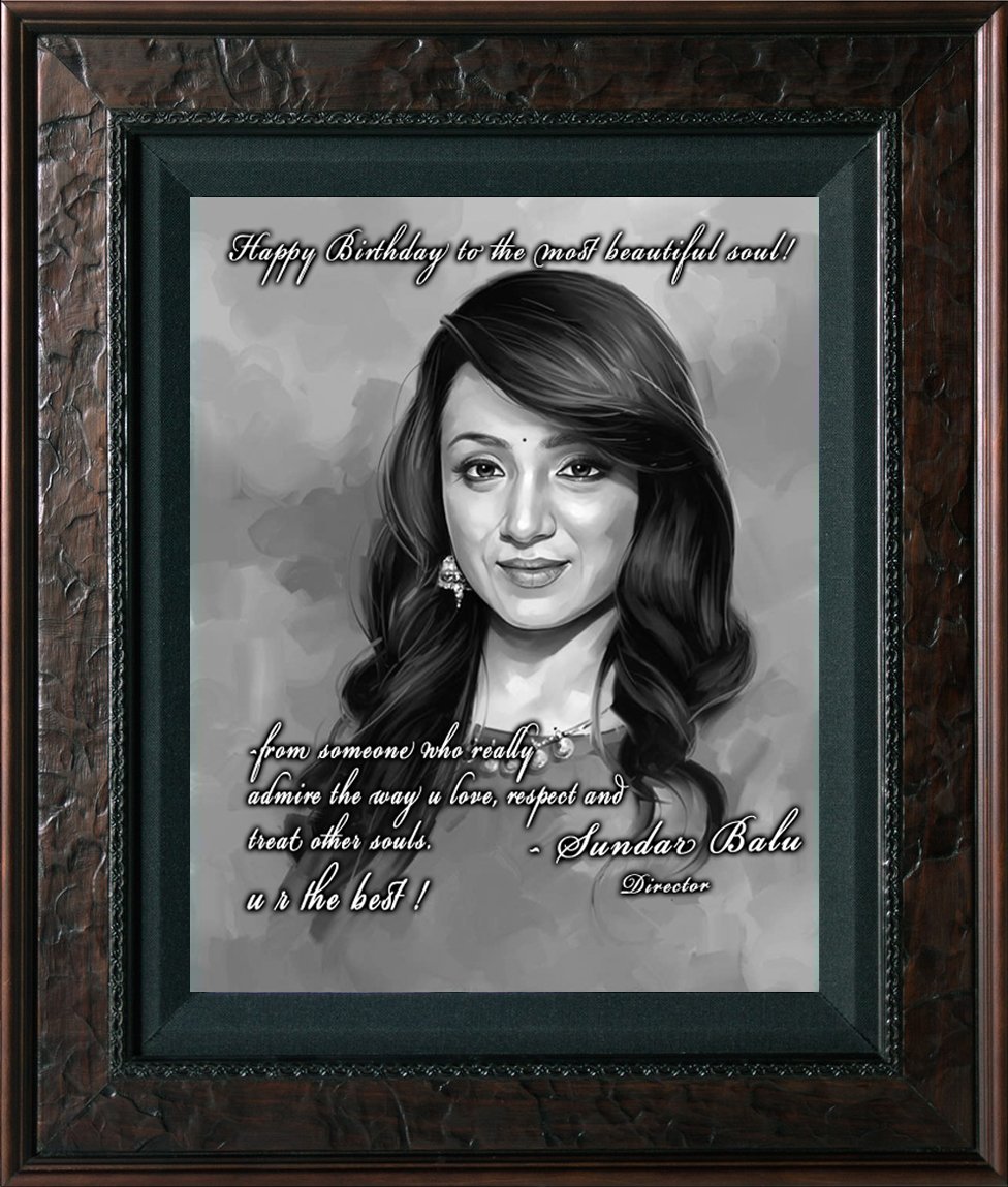 Happy birthday Trisha Krishnan 