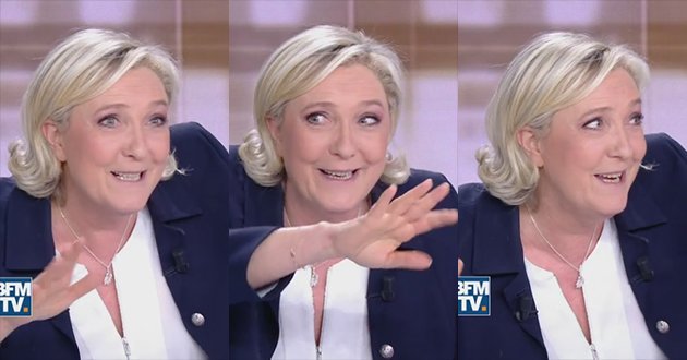 Résultat de recherche d'images pour "Marine le pen ils sont partout"