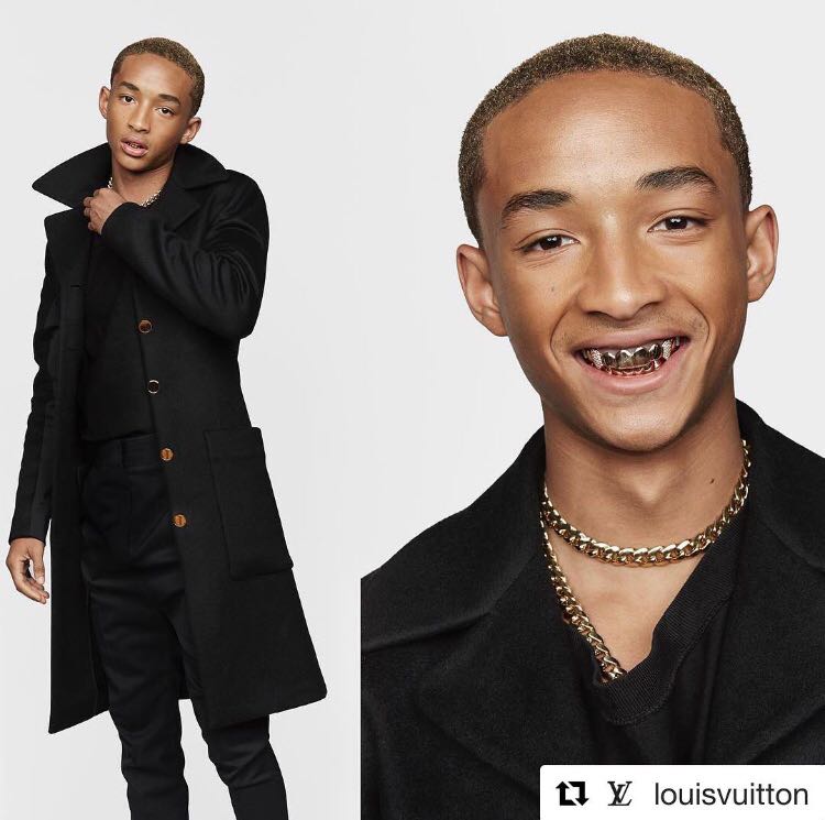 Jaden Smith's Grill Has Pink Diamonds on His Teeth at Levi's 501 Day –  Footwear News