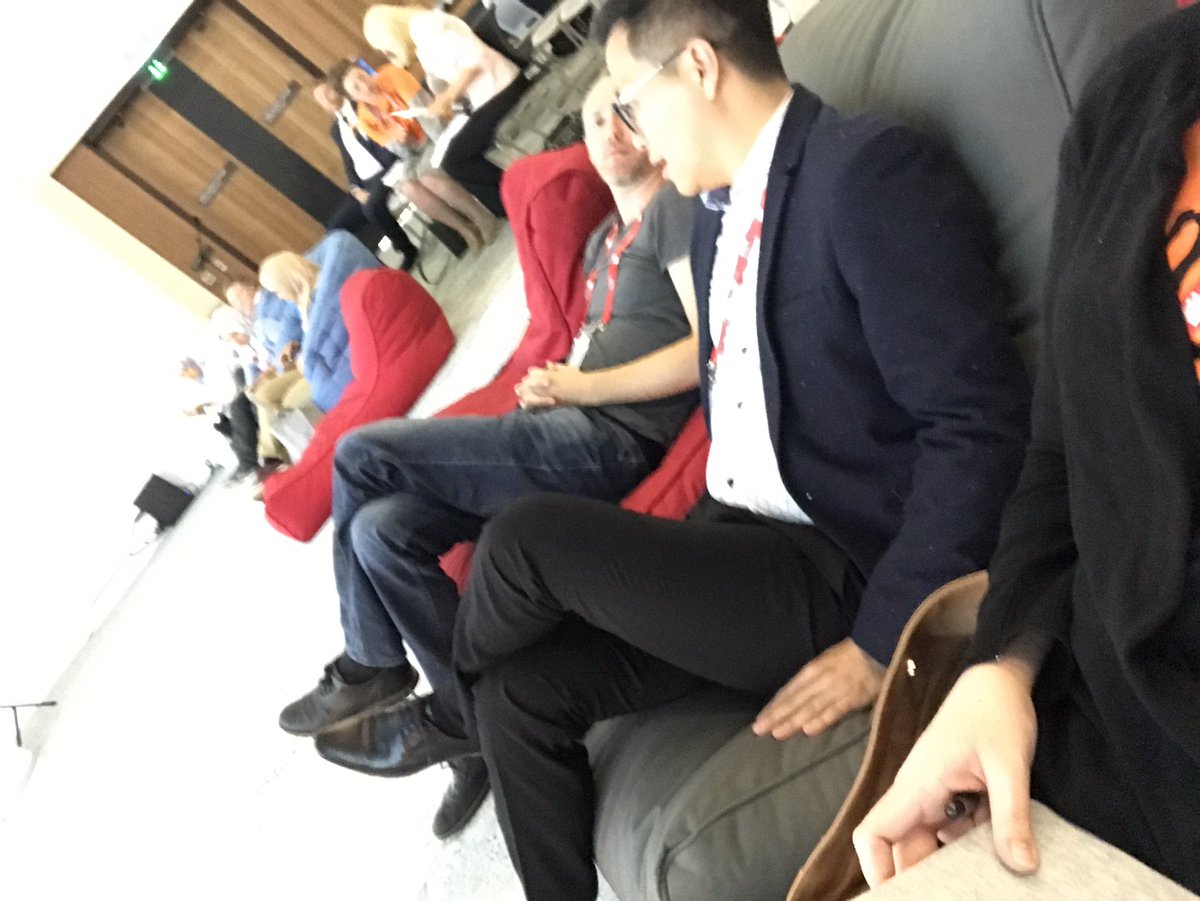 PlanningNerd's tweet photo. I held out until the last session. #PIACongress17 #beanbag #comfyplanner https://t.co/2nflXTDMcM