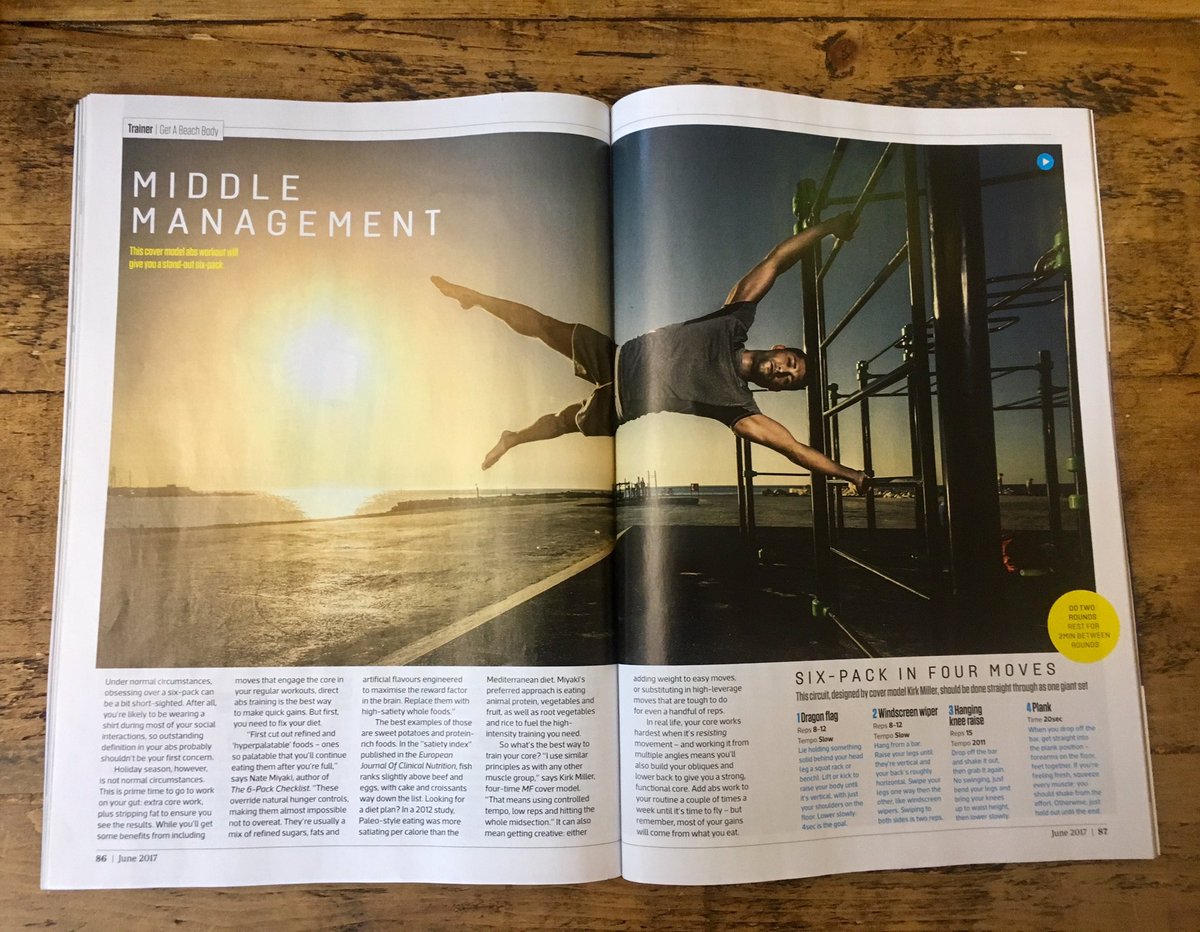 Oh heeeey <a href="/LeeWorkshop/">Lee Mullins</a> - what an epic feature in <a href="/MensFitnessMag/">Men’s Fitness UK</a> this month! #HereComesTheSummer ☀️💪🏼#fitness #PT #trainer <a href="/theworkshopgym/">Workshop Gymnasium</a>