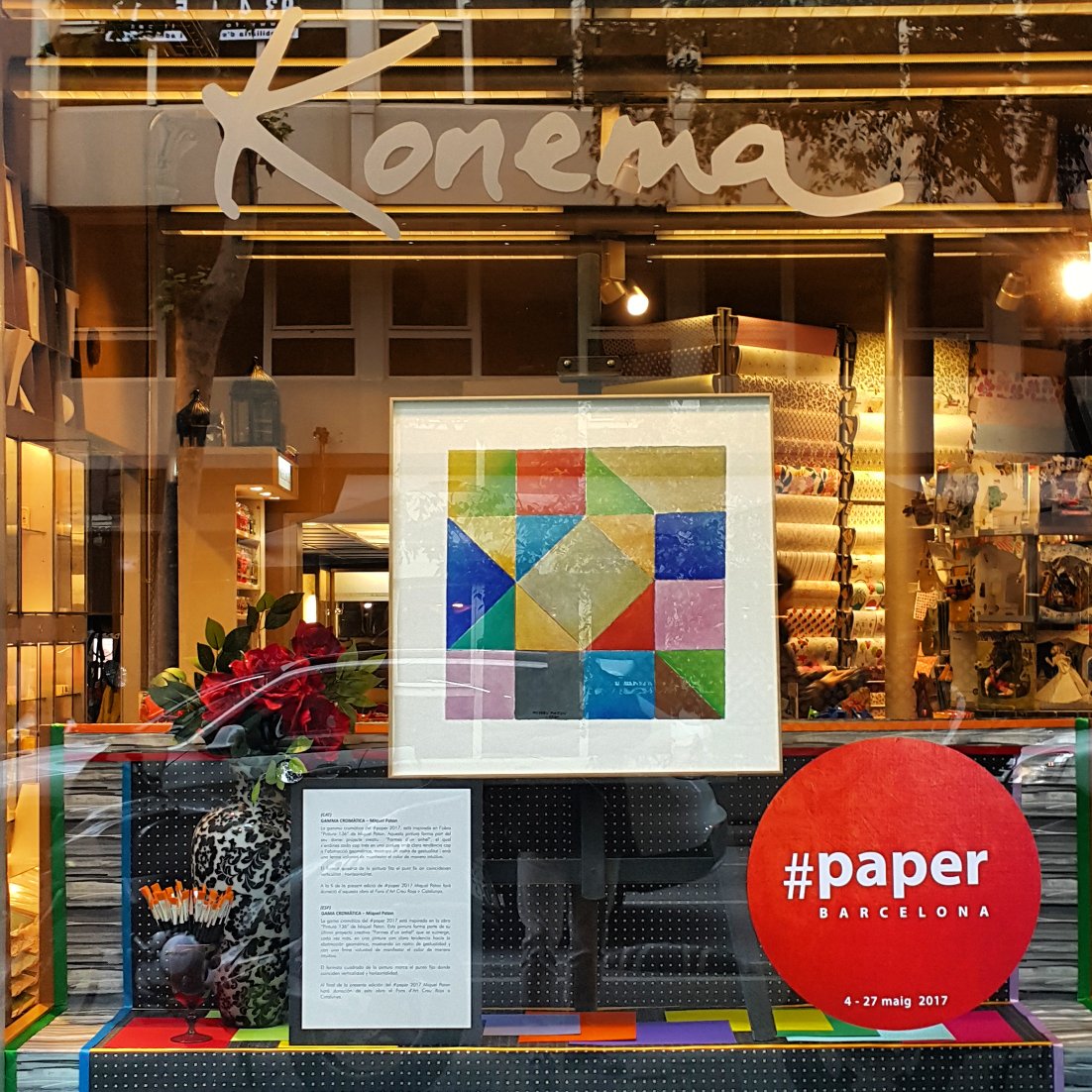 Descobreix la gamma cromàtica de #paper 2017 inspirada en l'obra d'<a href="/Miquel_Paton/">Miquel Paton.</a> "Pintura 136'
Info: elpaperdelart.cat
#paperbcn #art