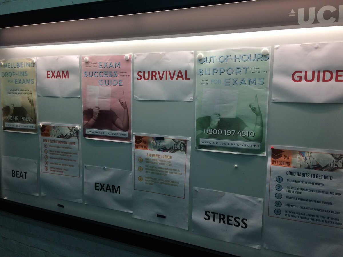 Ucl Security On Twitter Want To Beat Exam Stress Please