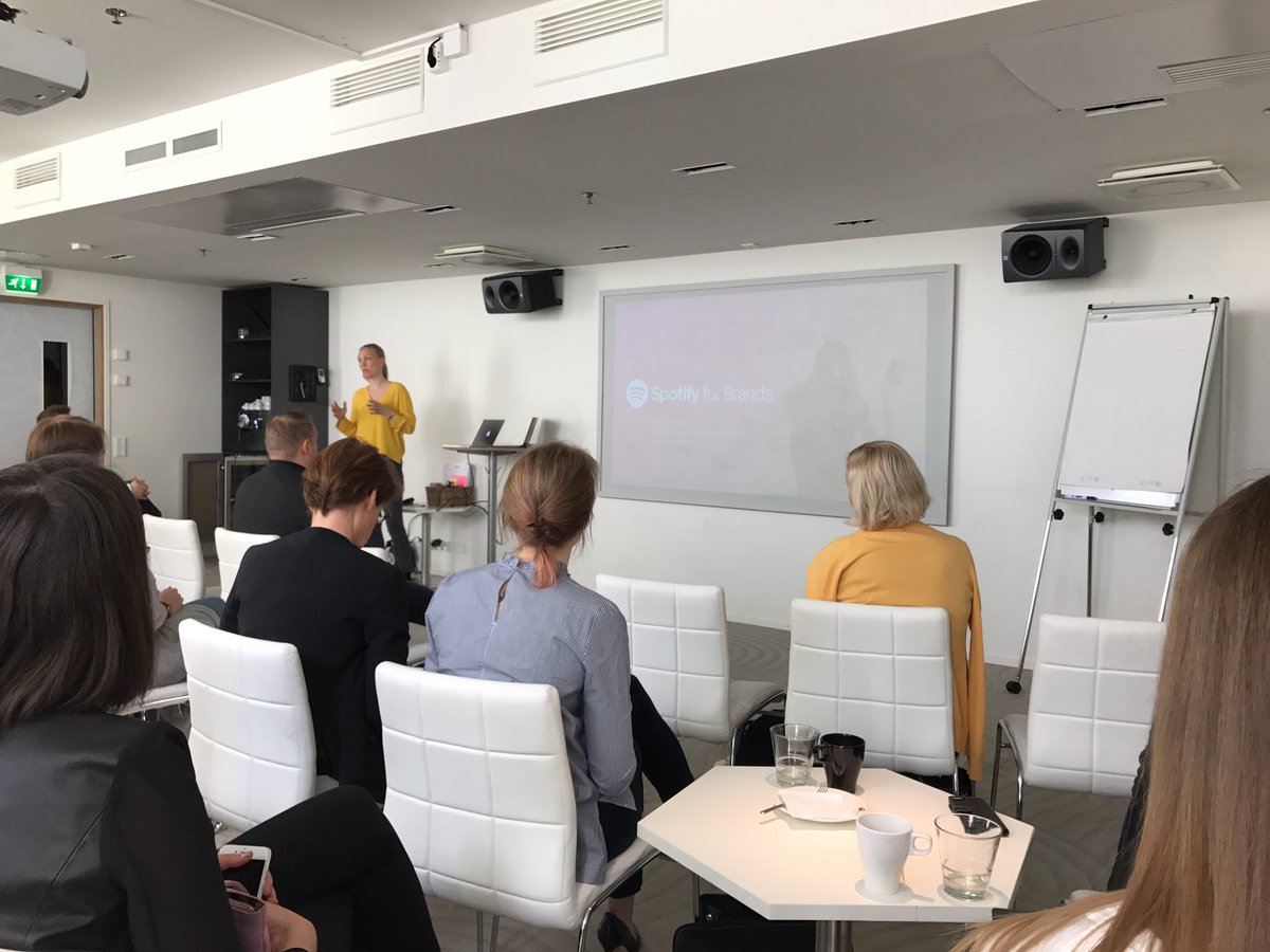 DigitalistPlc's tweet image. Our Digital Marketing 2017 seminar - Anna Erlandsson from #spotify, how data &amp;amp; insights drives marketing #digitalist