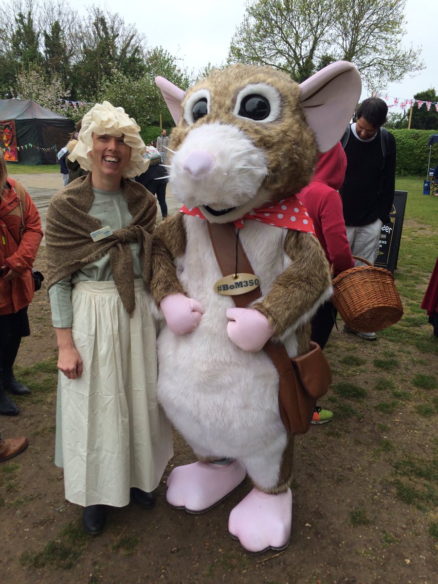 Our Battle of Medway mascot Samuel Squeaks is here!