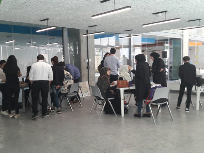 The news room is getting ready for the unconference #CheckCon https://t.co/Q6tFdlosYM<a href="/tag/checkcon"class="tags"><span>#checkcon</span></a>