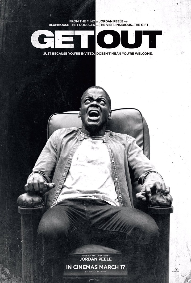 KhairilAnuar's tweet image. 9/10 for "Get Out". One of the best psychological thriller movie I've seen. 

Jordan Peele is an incredibly talented filmmaker. Genius!