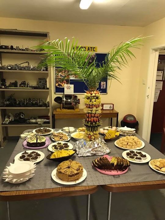 Not a bad spread for <a href="/RCWalesandWest1/">RC Wales and West</a> during his final Lees Inspection at 1092 last night! <a href="/aircadets/">RAF Air Cadets</a> <a href="/ComdtAC/">Commandant RAF Air Cadets</a> #1092forlees17 #5aday #fruit