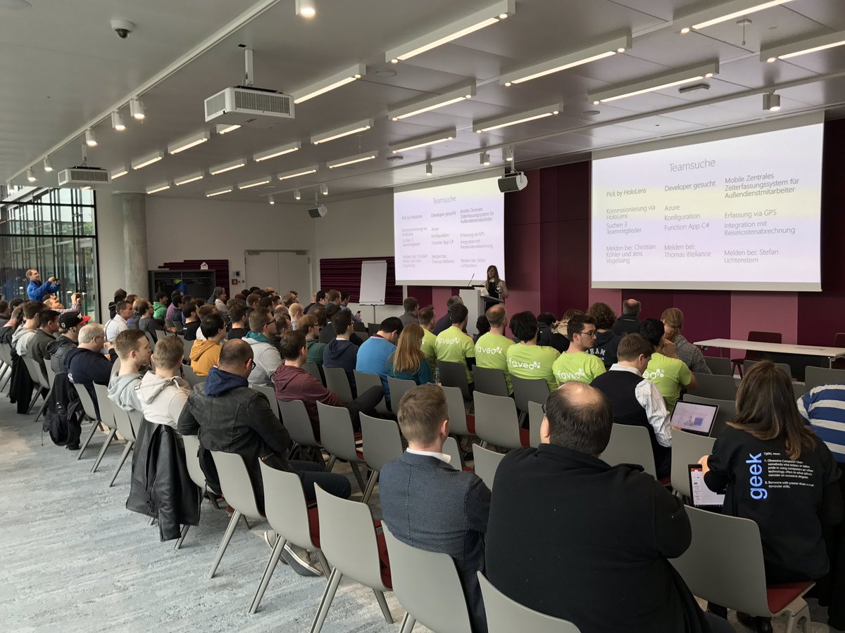 benletweet's tweet image. Kick-off! Microsoft Hackathon #D365hack