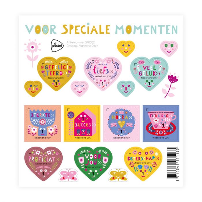 Jarig, ziek of een nieuwe baan? Veel speciale momenten verdienen persoonlijke aandacht. Verstuur uw #kaart met een speciale #postzegel.