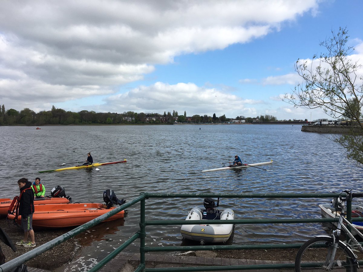 And the first boats are on the water!! Good start to the day!
