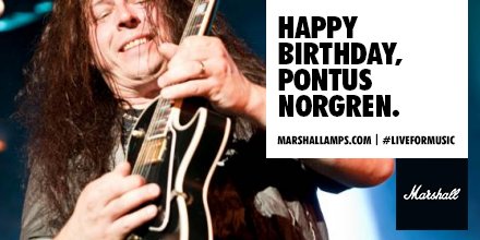 Happy birthday to Pontus Norgren! 