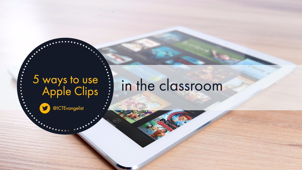 ICTEvangelist's tweet photo. 5 ways to use Apple Clips in the classroom 💡📱🙌🏻 
https://t.co/gP5t83n9db 
#edtech #elearning #satchat #edchatMENA https://t.co/Vn0w8bFZJ5