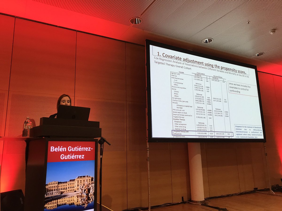 TAEscmid's tweet image. How to implement #propensityscore, Belén knows very well!! #ECCMID2017