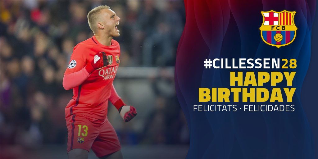   Happy Birthday, Jasper Cillessen! ¡Feliz cumpleaños, Jasper Cillessen! 