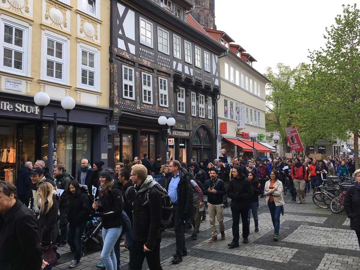 ScienceMarchGoe's tweet image. March For Science in #goettingen #marchforscience #marchForScienceGER