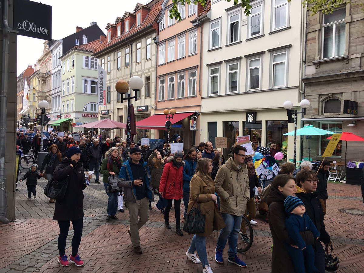 ScienceMarchGoe's tweet image. March For Science in #goettingen #marchforscience #marchForScienceGER