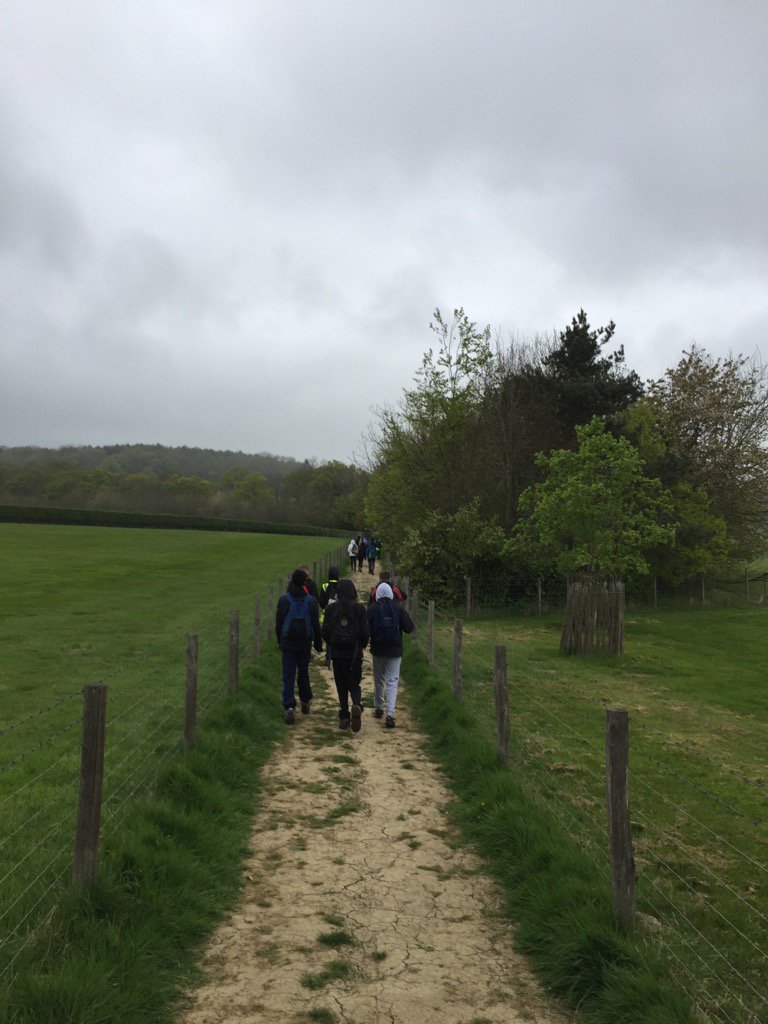 Nice day for a D of E practice walk for yr9s!