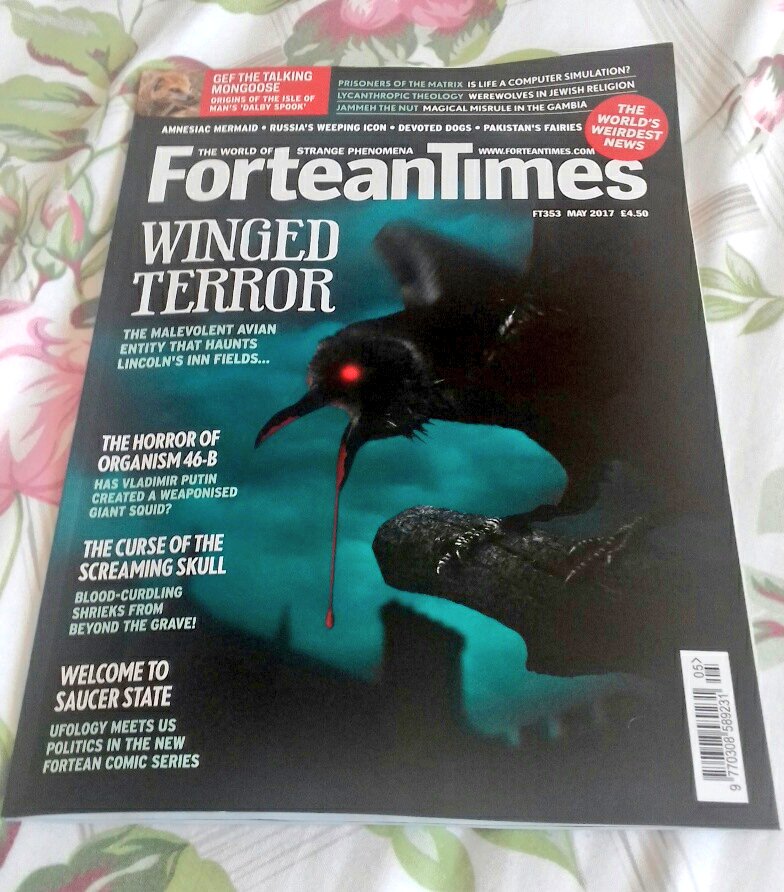 misskristinruth's tweet image. Some interesting articles this month...
Plus #GeftheTalkingMongoose returns 
Exciting times this weekend 😄
#forteantimes