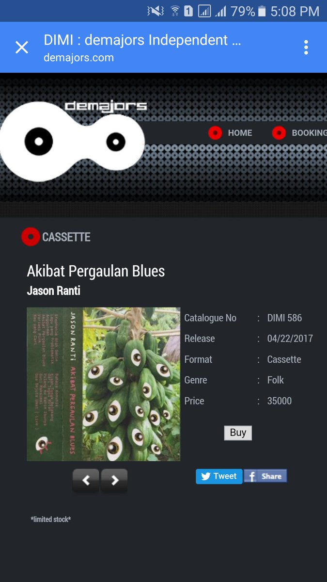 limited stock kaset <a href="/jasonranti/">jason ranti</a> - Akibat Pergaulan Blues | demajors.com #recordstoreday2017 #RSD17 #rsd2017 Cc @demajorsradio
