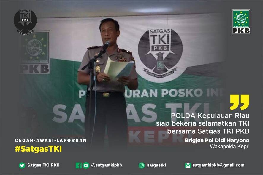 DPP PKB (@dpp_pkb) on Twitter photo Polda Kepualauan Riau siap bekerja sama dengan <a href="/satgastkipkb/">Satgas TKI PKB</a> untuk selamatkan TKI. <a href="/cakiminpkb/">Cak Imin</a> <a href="/ninikwafiroh/">NihayahCenter</a> @DivHumasPolri #satgasTKI Polda Kepualauan Riau siap bekerja sama dengan <a href="/satgastkipkb/">Satgas TKI PKB</a> untuk selamatkan TKI. <a href="/cakiminpkb/">Cak Imin</a> <a href="/ninikwafiroh/">NihayahCenter</a> @DivHumasPolri #satgasTKI
