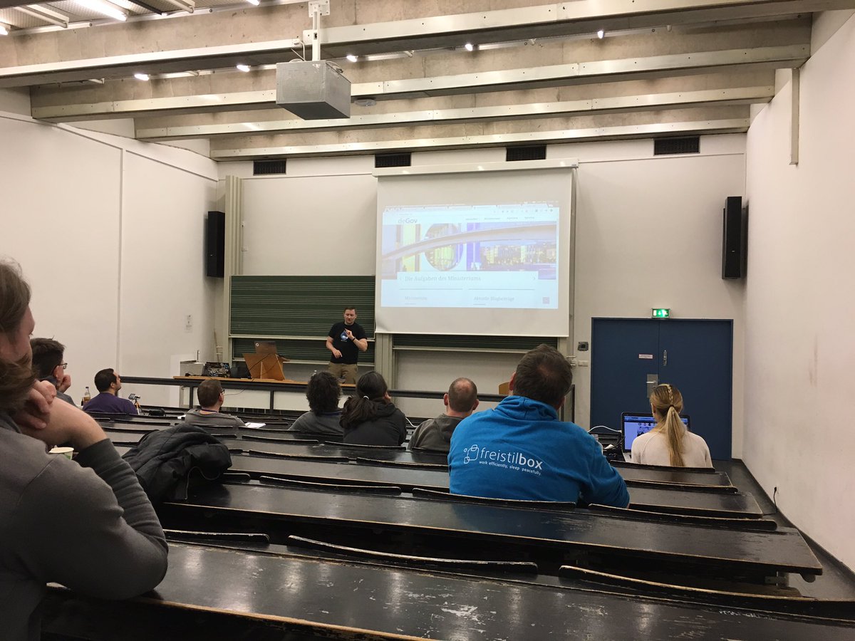 At presentation deGov by <a href="/breidert/">Christoph Breidert</a> #dcffm17 <a href="/drupalagenturen/">Drupalagenturen</a> <a href="/OneShoe/">みちゃ</a> <a href="/StiftungDrupal/">Stiftung Drupal</a> <a href="/Drupal_deGov/">deGov</a>