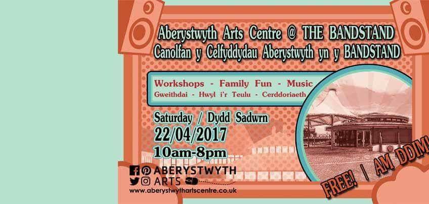 Today at the Bandstand. <a href="/aberystwytharts/">Canolfan y Celfyddydau Aberystwyth Arts Centre</a> All day long FREE