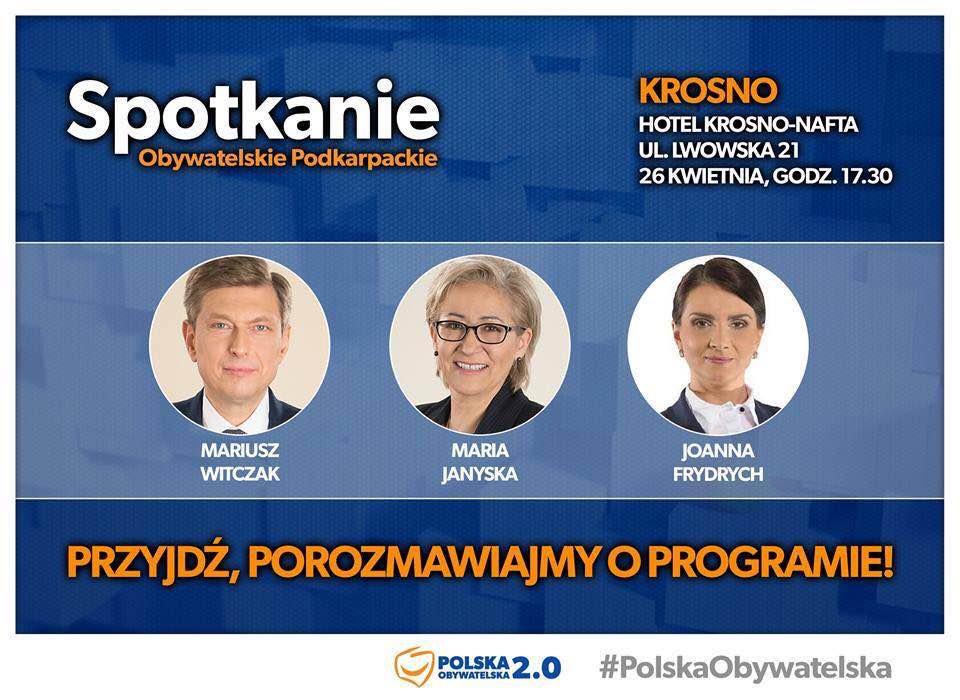 elukacijewska's tweet photo. Zapraszam na #ObywatelskiePodkarpacie z Posłami, również do #Krosna #Jasła #Brzozowa #Ustrzyk Dln., ...a także innych miast (info wkrótce) https://t.co/fDMJFLtlXQ